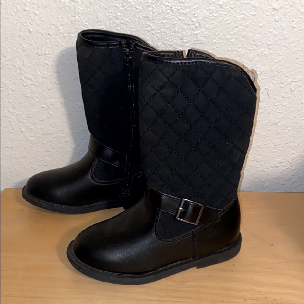 Tall Toddler Black Boots